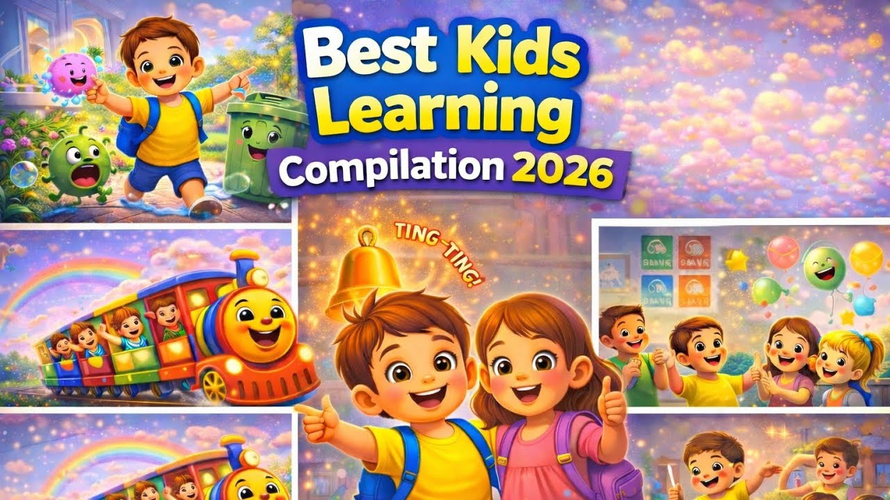 Best Kids Learning Compilation 🌈 | Rhymes, Stories & Fun Songs for Children |2026| @Sunnysmiles1803 