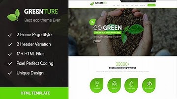Greenture - Environment / Non-Profit HTML Template | Themeforest Website Templates and Themes