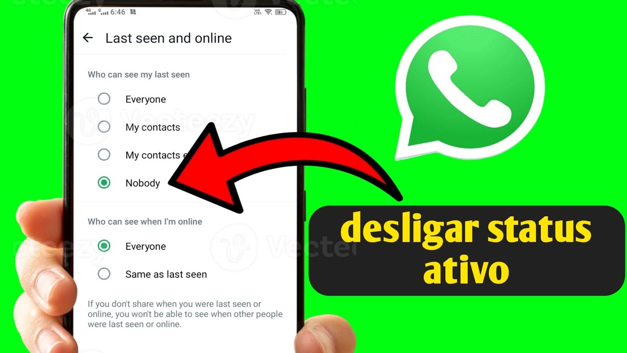 Como desativar o status ativo no WhatsApp 2024