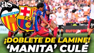 Datos ¡DOBLETE DE LAMINE YAMAL! El BARCELONA cierra la MANITA (0-5) ante el VALENCIA Guía
