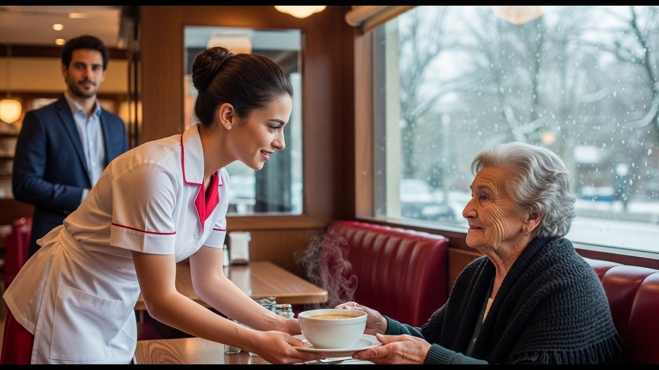 ELA DEU ABRIGO A UMA IDOSA NA NOITE DE TEMPESTADE… NO DIA SEGUINTE, UM MILIONÁRIO REVELOU A VERDADE