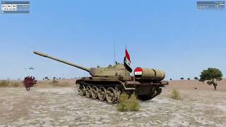 الدبابة العراقية ضد رتل كامل حرب الخليج | Arma3