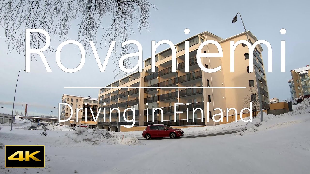 Driving in Finland Rovaniemi