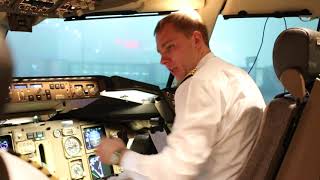 Air Astana departure briefing on Boeing 757 screenshot 2
