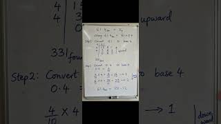 How to Convert Numbers with Decimals to Base 4 | Step-by-Step Math Tutorial