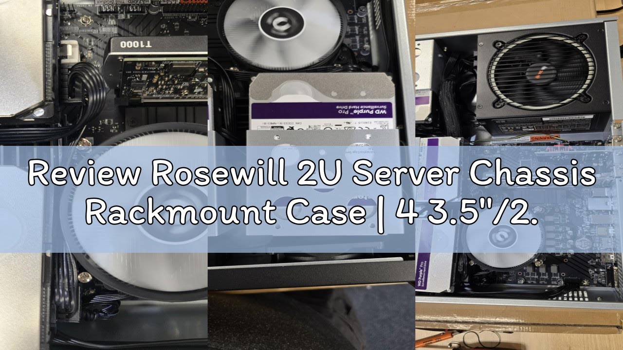Review Rosewill 2U Server Chassis Rackmount Case | 4 3.5