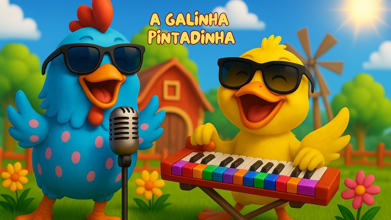 Galinha Pintadinha no Grande Show da Fazenda  | 60 Minutos de Músicas Infantis