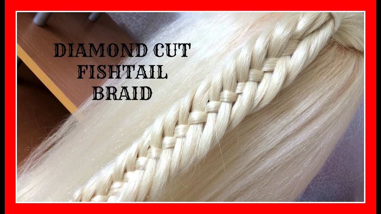 DIAMOND CUT FISHTAIL BRAID HAIRSTYLE / HairGlamour Styles / Braids Hair  Tutorial 