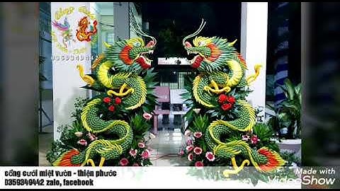 Cổng cưới miệt vườn - thiện phước