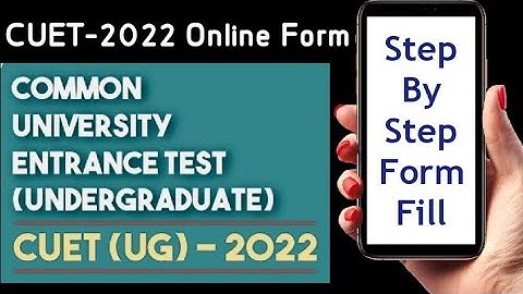 cucet online application 2022 | cuet 2022 application form | cucet registration 2022 #cuetformfillup