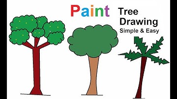 Microsoft Paint Tutorial for Beginners New (Tree Drawing)