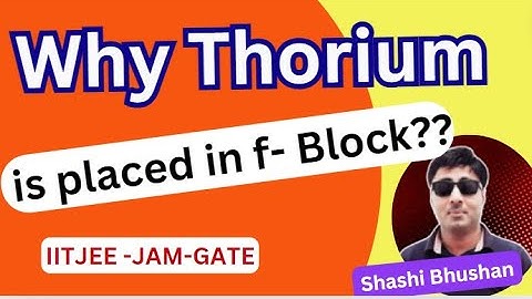 Why Thorium Belongs to the f-Block Despite Lacking f-Electrons