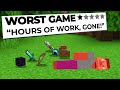 The worst minecraft reviews on the internet...