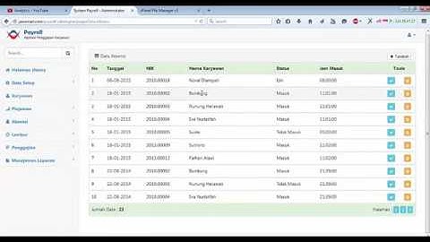Sourcecode aplikasi payroll   penggajian online berbasis web php mysql   YouTube 360p
