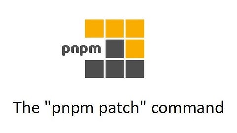 The pnpm patch command