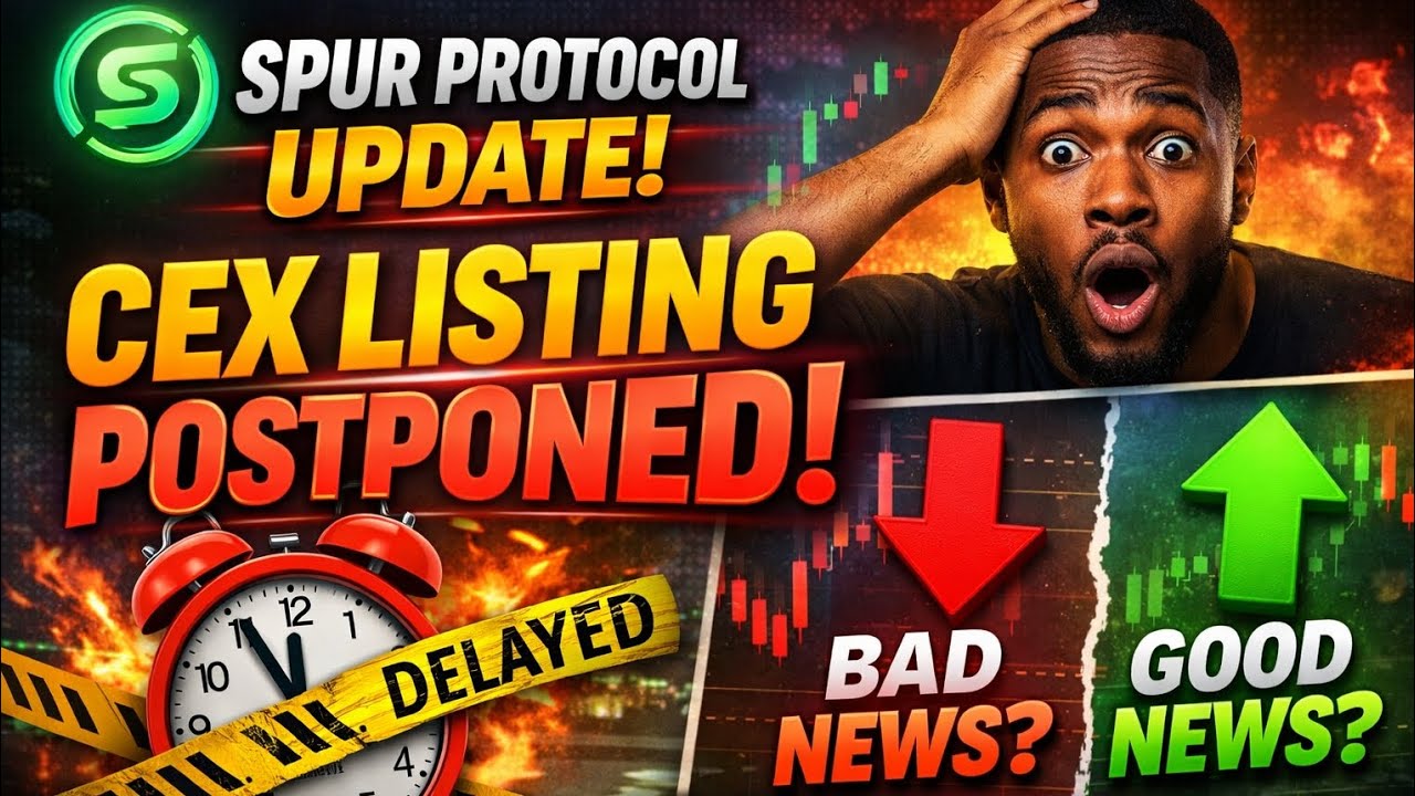SPUR PROTOCOL UPDATE | CEX LISTING POSTPONEMENT 🤔