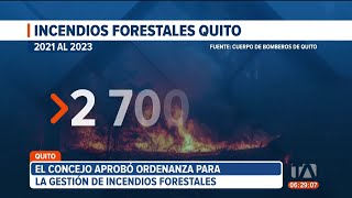 En Quito se sancionarán quemas agrícolas no autorizadas y al mal manejo del fuego