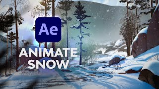 How to Animate Snow in After Effects