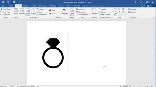 How to insert ring symbol in word