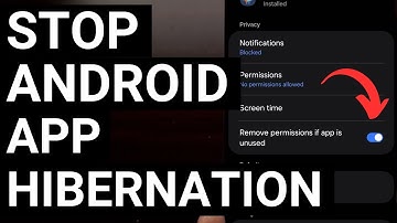 How to Stop Android from Pausing an Unused App and Removing its Permissions?