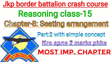 Jkp border battalion Reasoning class-15| Jkp border battalion written exam|