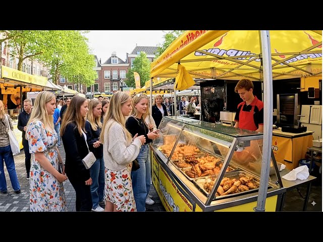 Travel vlog - DELICIOUS Dutch Street Food Tour in Utrecht