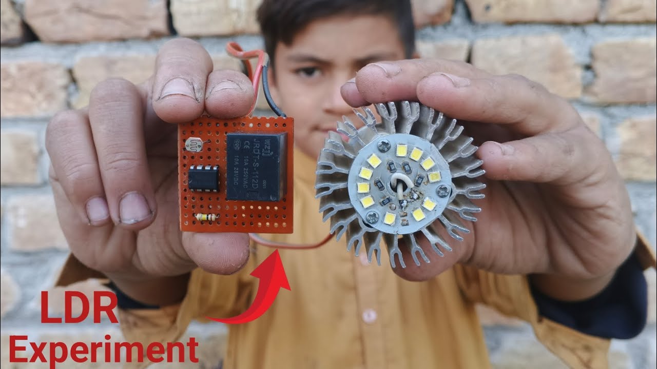Amazing Sensor Amazing LDR Sensor Experiment | Automatic 12V Light Control Using Relay ...