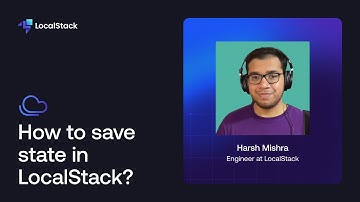 How to save state in LocalStack?