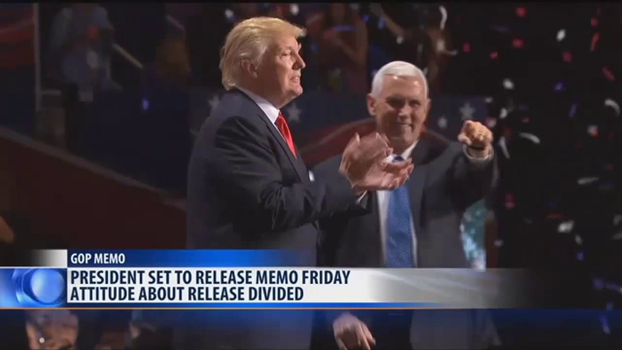 Trump releasing GOP memo