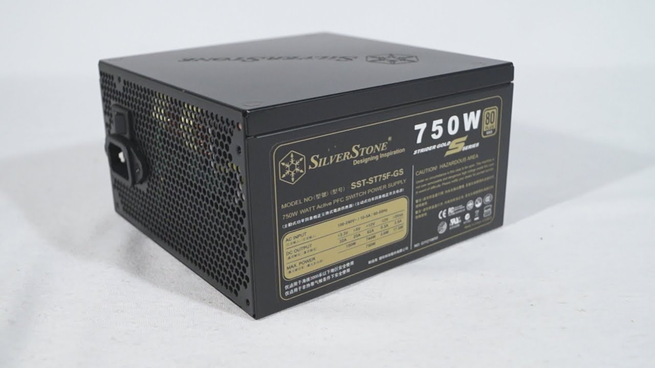 1556 Silverstone Strider Gold S Series St75f Gs 750w Power Supply Video Review Youtube