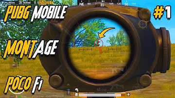 PUBG Mobile [ Poco F1 ]  Montage #1 - DUDE PAWA9N