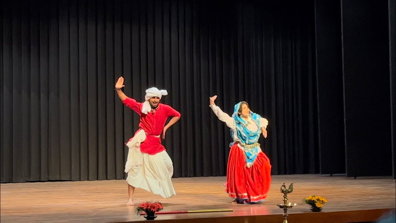Dance on Haryanvi songs in College   The Northcap University