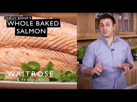 Dhruv Baker's Whole baked salmon - Waitrose