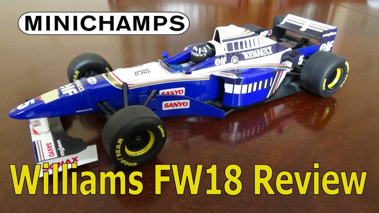 Minichamps Review, Williams FW18 1/18 (1996) - YouTube