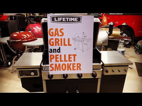 Lifetime Gas Grill And Pellet Smoker / Pellets And Propane At The Same Time? / Grease Management?
