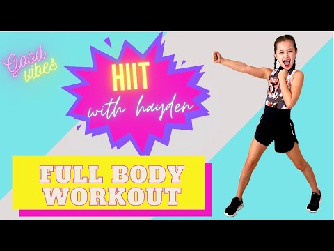 Full Body HIIT Workout for Kids and Tweens/ Beginning Adult exercises ...