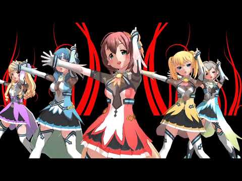 【MMD／バトルガール】 星衣フローラ５人で一騎当千