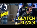 simple тащит клатч 1vs4 NaVi vs Liquid - IEM Katowice 2020 - CS:GO