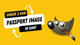 How to Make Passport Size Photo in GIMP screenshot 3