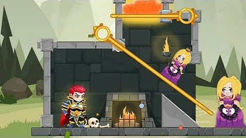 Hero rescue gameplay - walkthrough - all levels - level 1 to level 10 - android IOS Game.