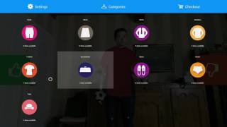 Kinect Framework: Implementation of a clothing store