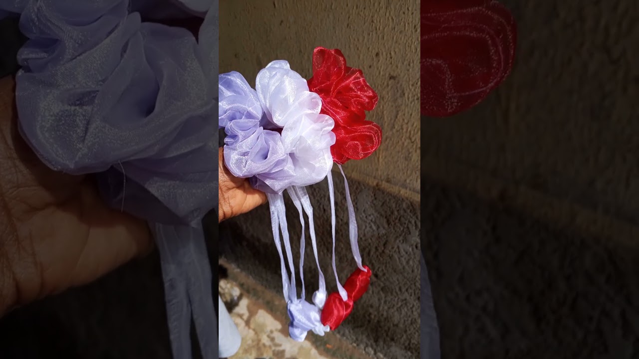 Tulip Organza Scrunchies