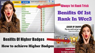 How To Increase Rank In Wcc3 Loc| How To Get Higher Badges In Wcc3 Loc