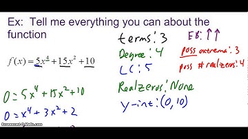 Properties of polynomial functions of higher degree part 2