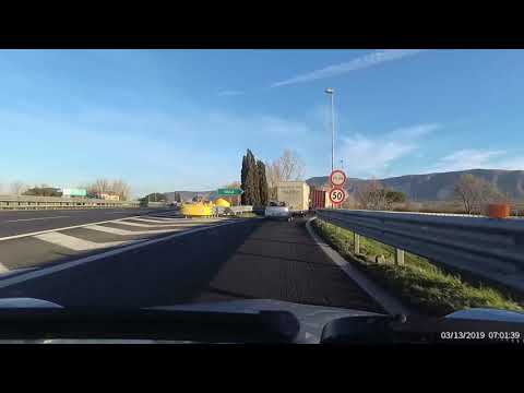 Drive from Quadrelle to Gricignano, Italy 13Mar2019