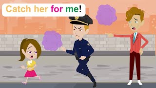 Don't give a bad breath, Ella - English Funny Animated Story - Ella English