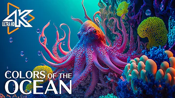 The Ocean 4K - The Amazing Creatures of the Sea - Relaxing Sleep Meditation Music #3