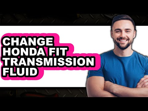 How to Change Honda Fit Transmission Fluid (Only Way)