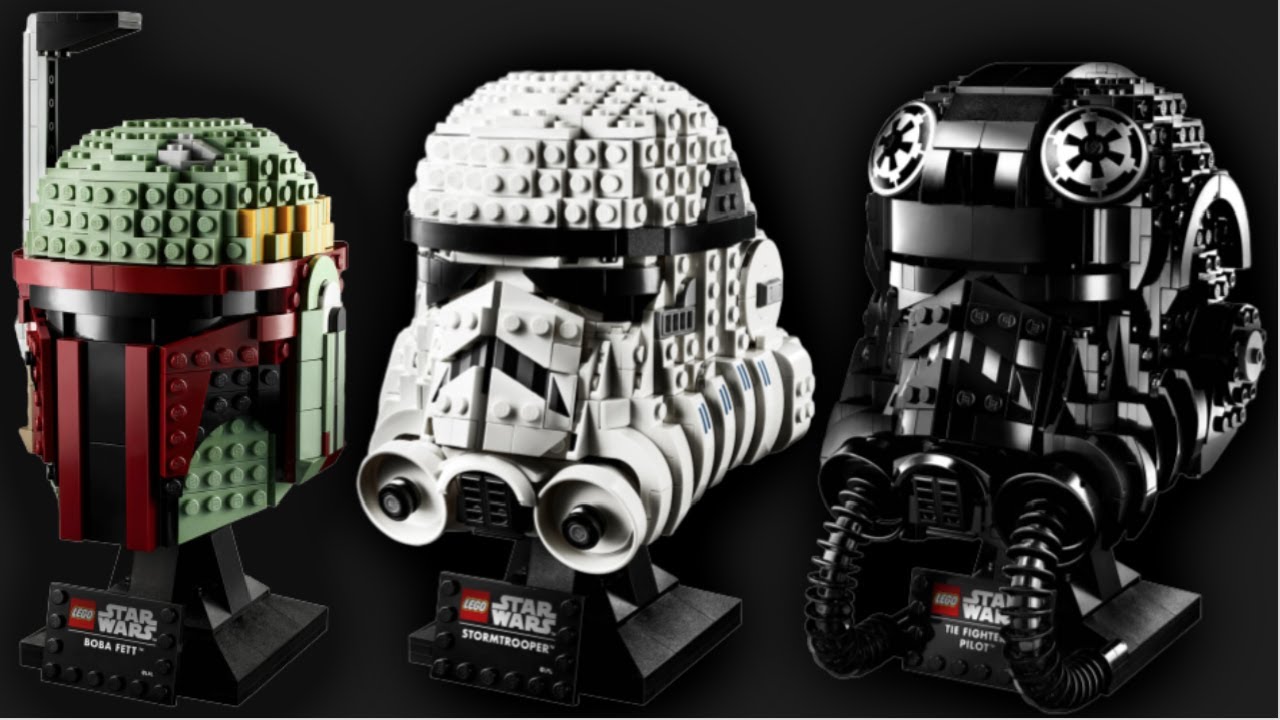 COLLECTION DE CASQUES LEGO STAR WARS 2020 ?! 