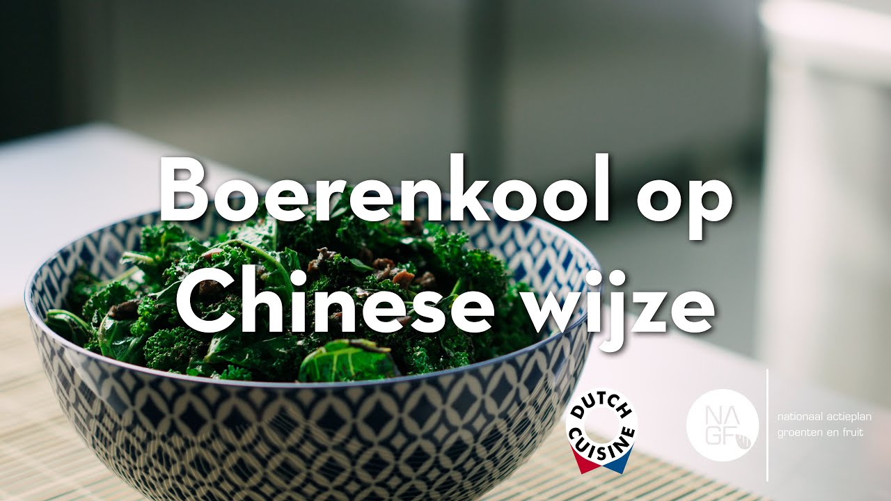 Boerenkool op Chinese wijze Groenten in de hoofdrol YouTube